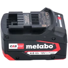 Metabo Akku Set 4x Li-Power Akkupack 18 V 4,0 Ah