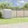 vidaXL Outdoor-Hundezwinger mit Dach 10 x 6 x 2,5 m Stahl Silber