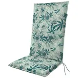 Doppler Sitzauflage Living  (Hochlehner, L x B x H: 119 x 48 x 6 cm, Baumwoll-Polyester-Mischgewebe, Türkis)