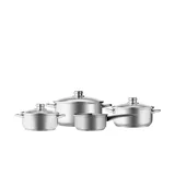 LevelOne Mars Topf-Set 4-tlg. 3 x Kochtopf + Stielkasserolle