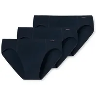 SCHIESSER Minislip Essentials mit kleinem Logo am Bund blau