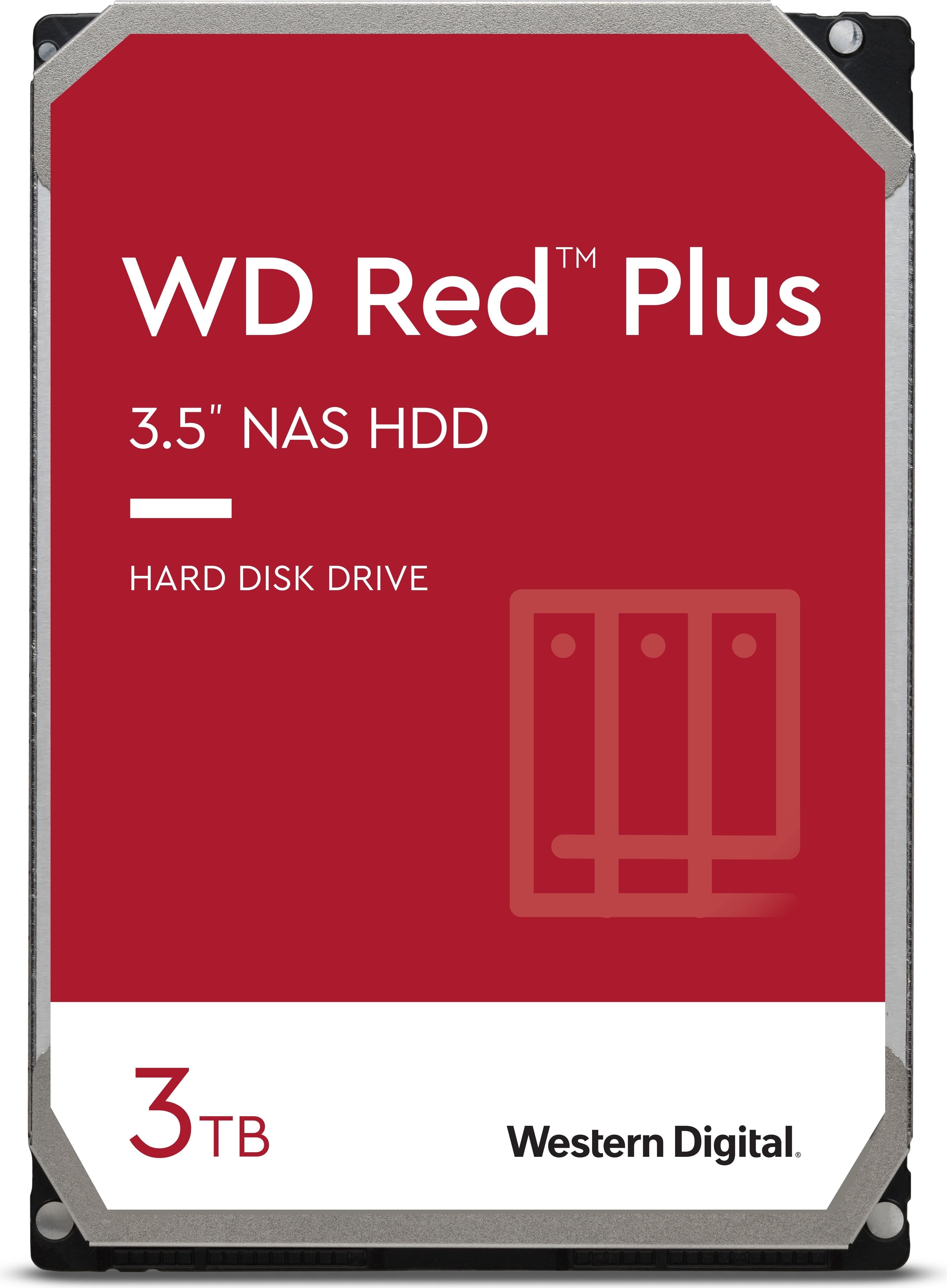WD Red Plus (3 TB, 3.5", CMR), Festplatte