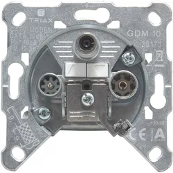 Triax GDM 10 - Ausgang - F-Stecker, IEC-Anschluss