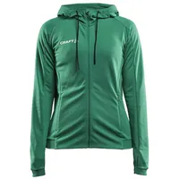 Craft Evolve Kapuzen-Trainingsjacke Damen 651000 team green XS