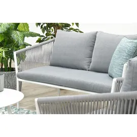 Garden Impressions Madone Loungeset weiß/hellgrau