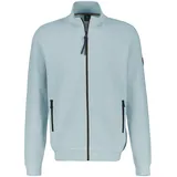 Lerros Sweatjacke "LERROS Unifarbene Herren-Sweatjacke Herren, in Großen Größen - Cloud Blue - 6XL