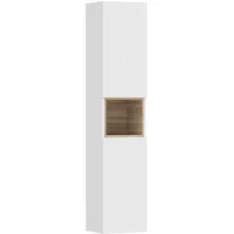 Homcom Badezimmerschrank 24 x 140 x 30 cm Weiß