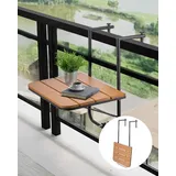 Vevor Balkontisch 595 x 40 cm Grau