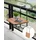 Vevor Balkontisch 595 x 40 cm Grau