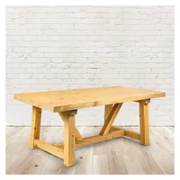 Purehaven Rustikaler Massivholztisch 200x100 cm handgefertigt, Vintage, Landhausstil