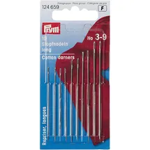 Prym 124659 Stopfnadeln lang ST 3-9 silberfarbig, Gold