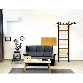 BenchK Sprossenwand Fitness-System ""521B"", mit fester Klimmzugstange