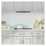 vidaXL Küchenrückwände 2 Stk. Weiß 80x60 cm Hartglas