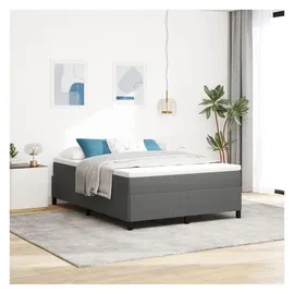 vidaXL Boxspringbett 160 x 200 cm Hellgrau