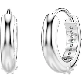 Swarovski Creolen Matrix Kreolen, Rundschliff, Weiß,