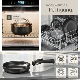 Tectake Küchenstarterset Topf-Set 4-tlg. 38 cm rund