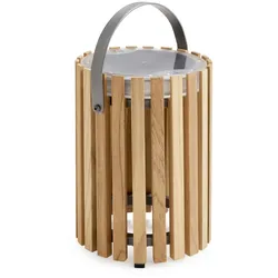 Solarlampe Star mit Tragegriff - 400 - Teak