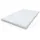 Fdm Matratzentopper VISCO Matratze Topper 180x200 cm Härtegrad H2, Höhe ca. 4 cm thermoplastischer Schaum Allergiker Geeignet Öko-Tex Weiß,