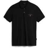Napapijri ELBAS SS 4 KURZARM PIQUE-POLOSHIRT Herren - Schwarz