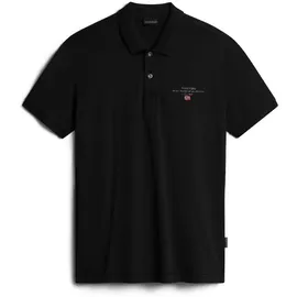 Napapijri ELBAS SS 4 KURZARM PIQUE-POLOSHIRT Herren - Schwarz