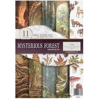 ITD Collection RP045 Reispapier, Mysterious Forest, 29,7 x 21 cm