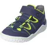 Ricosta Barfußschuh »Jeff WMS: normal«, Barfußschuh mit Gummizug u. Klett, Größenschablone zum Download Gr. 28, navy-neongelb, , 21188639-28