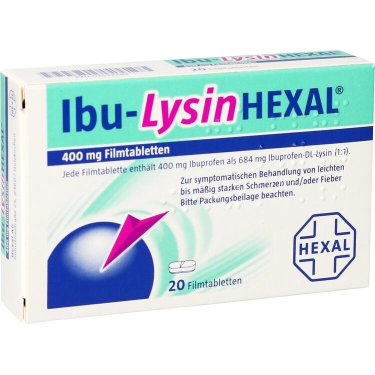ibu lysin 684 mg 20 st