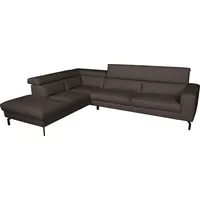 PLACES OF STYLE Ecksofa »Olanta, L-Form«, mit verstellbaren Kopfstützen