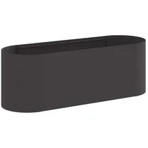 vidaXL Hochbeet im Garten 120 x 40 x 40 cm Schwarz