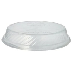 Deckel für Menüteller, Kunststoff, transparent, Bruch- und schnittfester Tellerdeckel aus Polypropylen, 1 Packung = 12 Stück