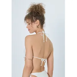 lscn by lascana Triangel-Bikini-Top Damen Weiß 38 Cup C/D