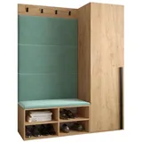 ABIKS MÖBEL Garderoben-Set MIRO Set 6, Garderobe mit gepolsterten Paneelen, Modern Design