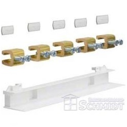 Hager ZM15F - Sammelschienenverbinder, Feld/Feld, univers Z, 5-polig, CU 12x5mm, 250A