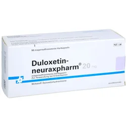 DULOXETIN-neuraxpharm 20 mg magensaftres.Hartkaps. 98 St