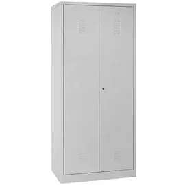 Gürkan Putzmittelschrank 104527 lichtgrau 80,0 x 50,0 x 180,0 cm, aufgebaut