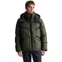 Marc O'Polo regular fit Daunenjacke mit abnehmbarer Kapuze Khaki,