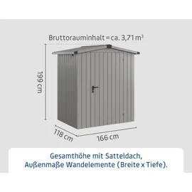 Hörmann Euroline ESD1 1,89 x 1,34 m Grau