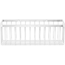 House Doctor - Basket Badezimmer Aufbewahrung, single / Edelstahl