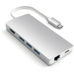 Satechi Type-C Multi-Port Hub 4K Ethernet V2 silver