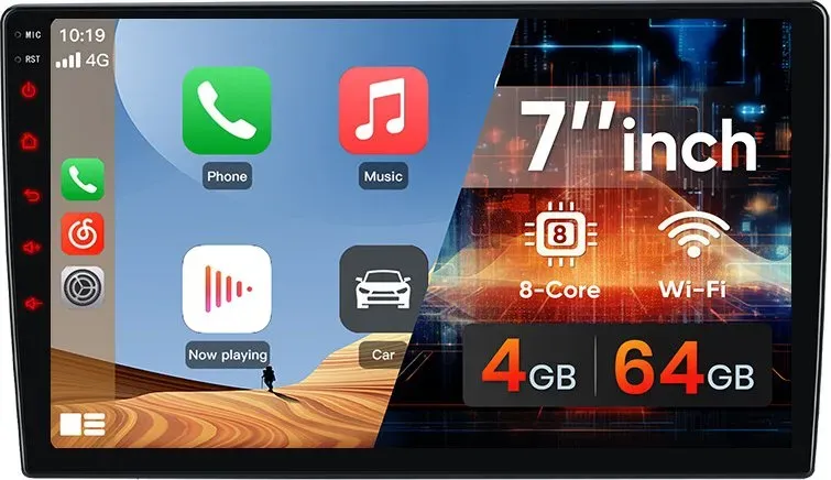 Junsun Serie 8163 2DIN (2-DIN) 7-Zoll Auto-Radio, 4 GB RAM + 64 GB ROM
