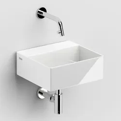 Clou New Flush 1 Keramik - Handwaschbecken 28 cm ohne Hahnloch