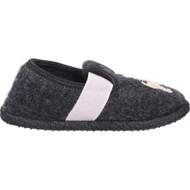 Giesswein Mädchen Hausschuhe THUM KIDS, grau, Gr.24 - Grau - 24