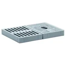 Dallmer Rost Kugelstau 110 grau 250 x 180 mm 724 922