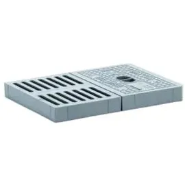 Dallmer Rost Kugelstau 110 grau 250 x 180 mm 724 922