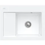 Villeroy & Boch Subway 45 Compact rechts snow white + Handbetätigung + Lochbohrungen 1 + 2