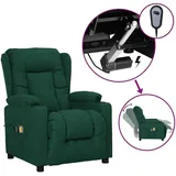 vidaXL Massagesessel Elektrisch Polyester 96 x 99,5 x 0 cm Dunkelgrün