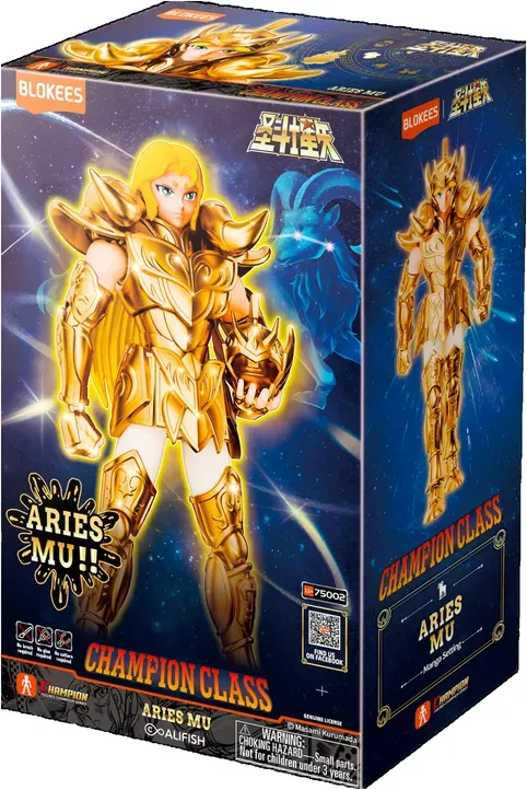 Blokees Sagittarius Aries Mu Figur 15 cm aus der Champion-Klasse, für Home-Dekoration, Sammelset-Spielzeug, ideales Geschenk für Erwachsene und Sammler