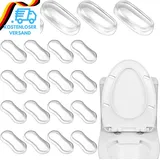 20 Stück WC Sitz Stoßstangen,Wc-Sitz-Puffer Universal-Ersatzstoßfänger,Klobrille