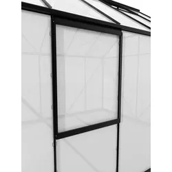 Vitavia Seitenfenster für Vitavia Gewächshäuser 6 mm Hohlkammerplatten schwarz