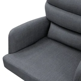 ML-Design Esszimmerstühle drehbar 2er Set Anthrazit, Rückenlehne, Auto-Position,